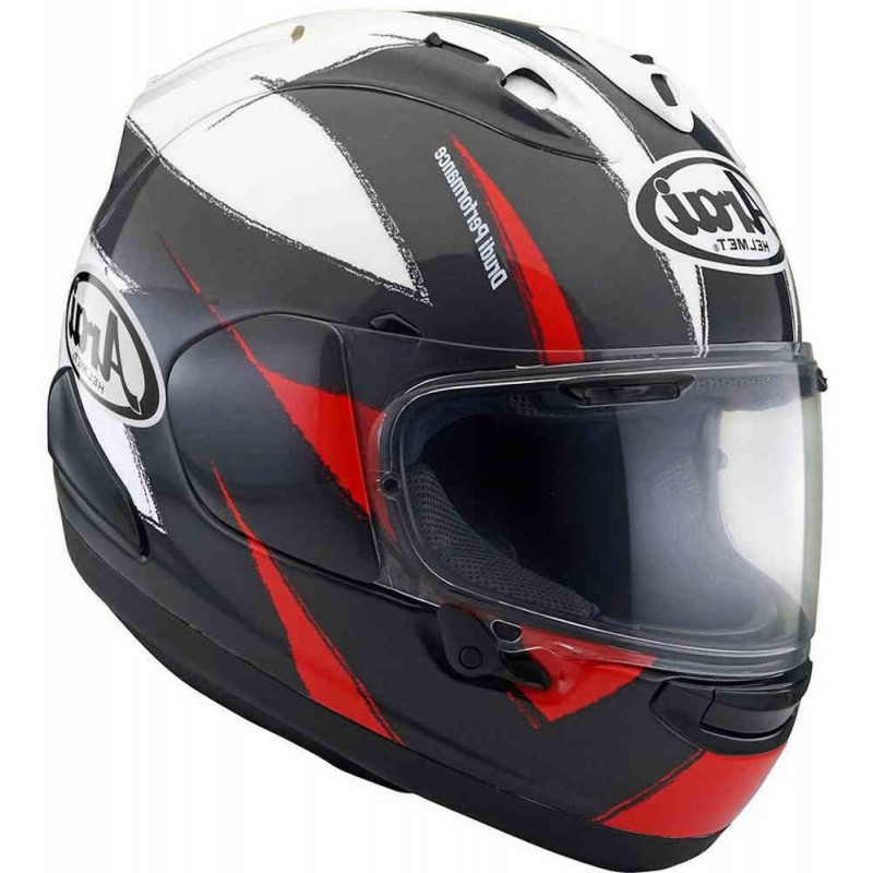Мотошлем Arai RX-7V Sign Black White Red