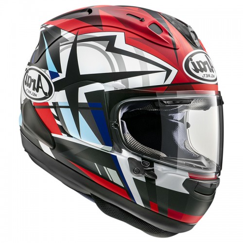 Мотошолом Arai RX-7V Takumi Black White Red