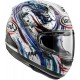 Мотошлем Arai RX-7V EVO Kiyonari Trico White Blue Red