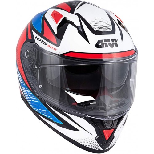 Мотошлем Givi 50.6 Stoccorda Follow White/Black/Red