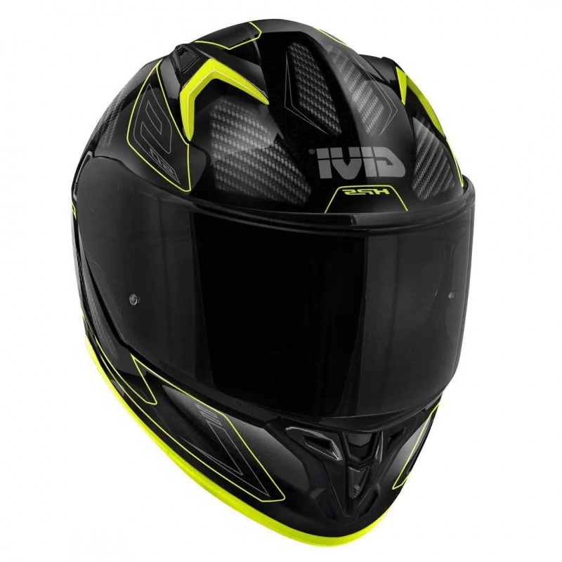 Мотошолом Givi 50.9 Solid Black Silver Yellow