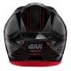 Мотошолом Givi 50.9 Enigma Black Titanium Red Мотошолом Givi 50.9 Enigma Black Titanium Red