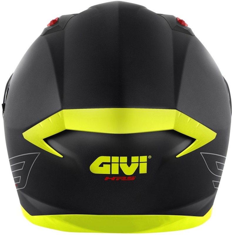 Мотошолом Givi 50.9 Solid Black Silver Yellow