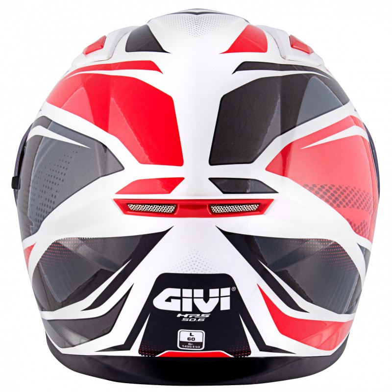Мотошлем Givi 50.6 Stoccarda Follow White/Black/Red
