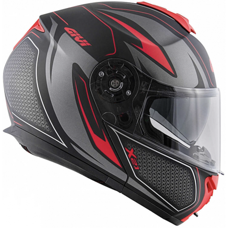 Мотошлем Givi X.21 Challenger Shiver Black/Red