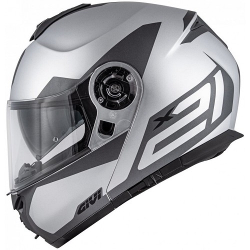 Мотошлем Givi X.21 Challenger Spirit Matt Silver/Grey