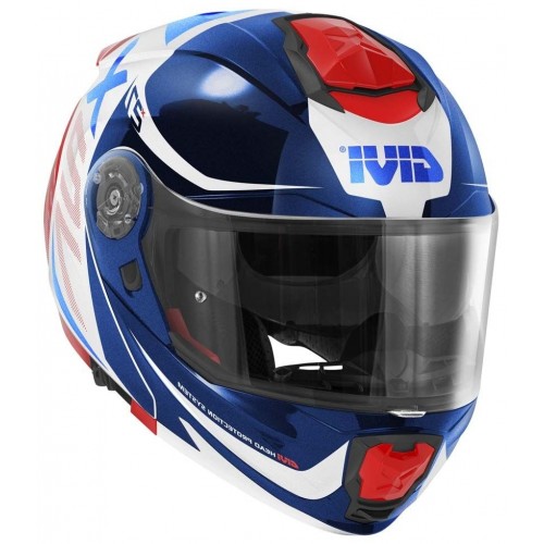 Мотошлем Givi X.27 Dimension White Blue Red