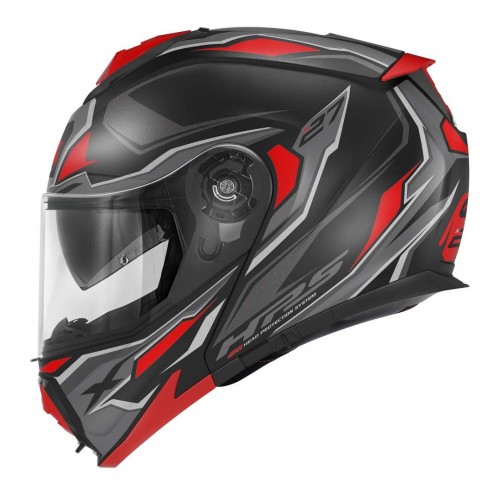 Мотошлем Givi X.27 Sector Matt Black/Titanium/Red