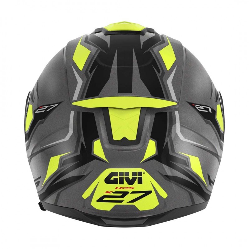 Мотошлем Givi X.27 Sector Black Yellow Grey Matt