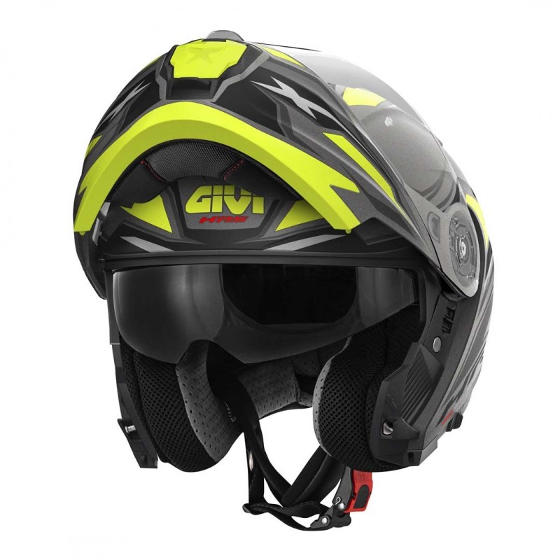 Мотошлем Givi X.27 Sector Black Yellow Grey Matt