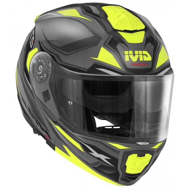 Мотошлем Givi X.27 Sector Black Yellow Grey Matt