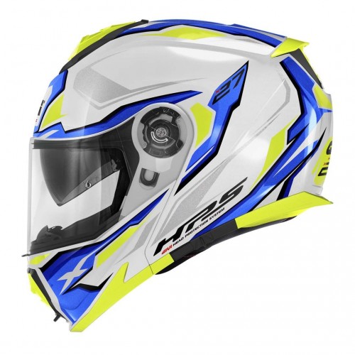 Мотошлем Givi X.27 Sector White/Blue/Yellow