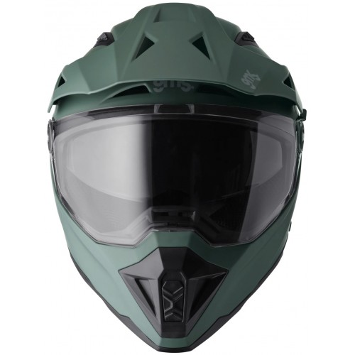 Мотошолом GMS Adventus Matt Darkgreen