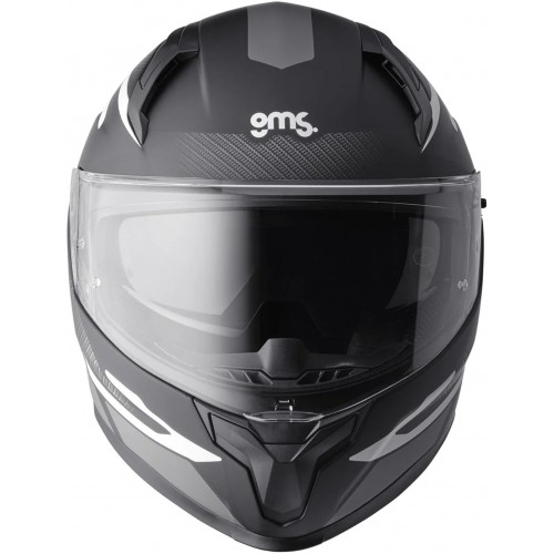 Мотошолом GMS Velox Black Grey Matt