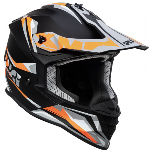 Мотошлем IXS 362 2.0 Black/Orange Matt