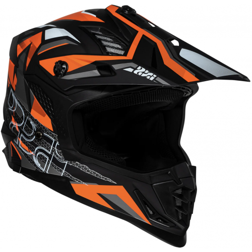 Мотошлем IXS 363 2.0 Black/Orange Matt