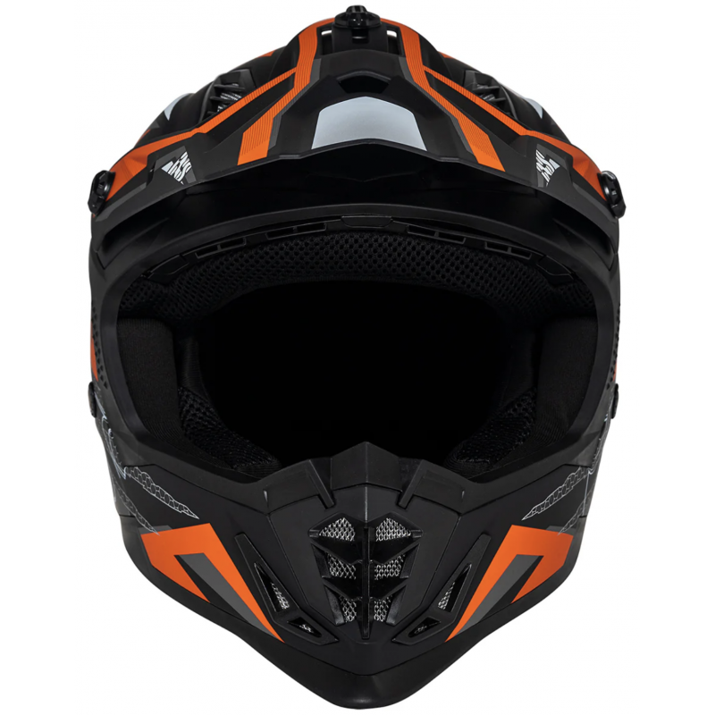 Мотошлем IXS 363 2.0 Black/Orange Matt