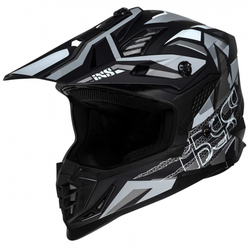 Мотошолом IXS 363 2.0 Black Grey Matt W