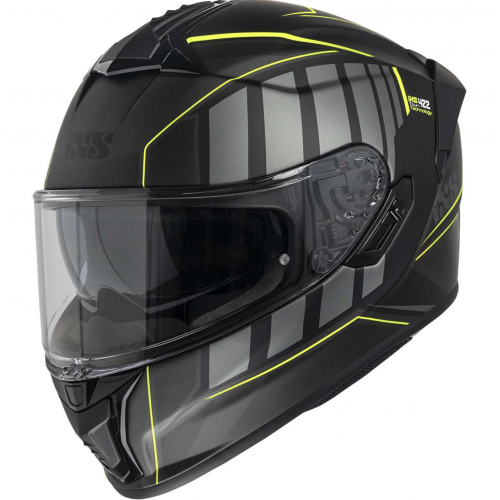 Мотошолом IXS 422 FG 2.1 Black Grey Yellow Matt W