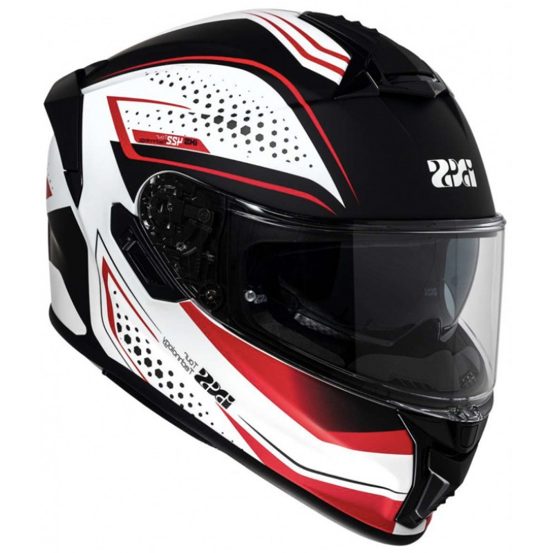 Мотошлем IXS 422 FG 2.2 Black Red White Matt W