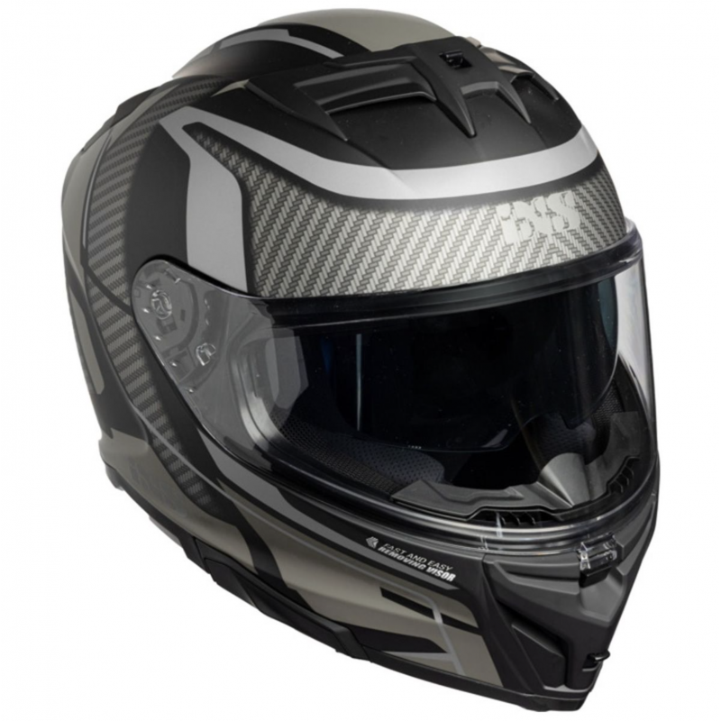 Мотошлем IXS 912 SV 2.0 Black Grey Matt W