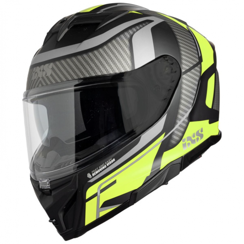 Мотошлем IXS 912 SV 2.0 Black Grey Yellow W
