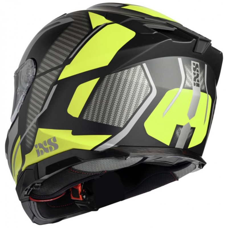 Мотошлем IXS 912 SV 2.0 Black Grey Yellow W