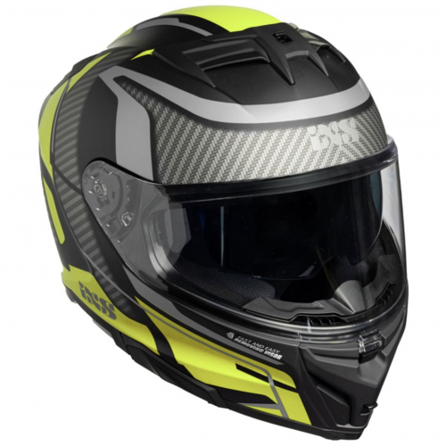 Мотошлем IXS 912 SV 2.0 Black/Grey/Yellow