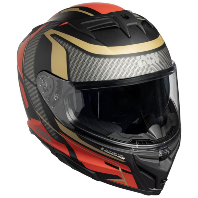 Мотошлем IXS 912 SV 2.0 Black Red Matt W