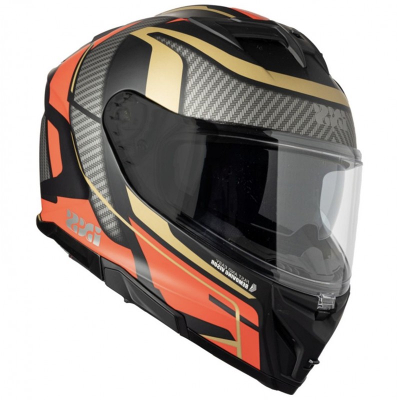 Мотошлем IXS 912 SV 2.0 Black Red Matt W