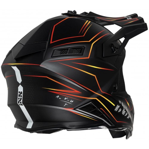 Мотошолом IXS 189FG 2.0 Black Red Matt