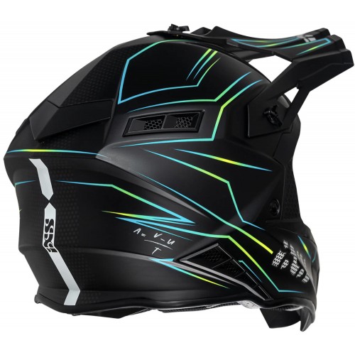 Мотошолом IXS 189FG 2.0 Black Yellow Matt