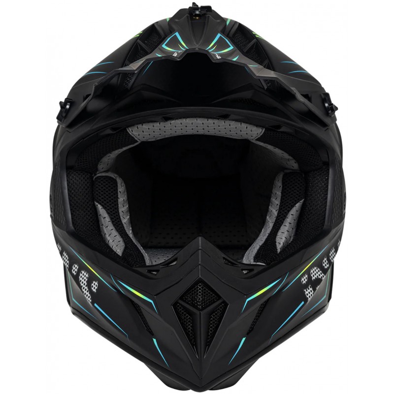 Мотошолом IXS 189FG 2.0 Black Yellow Matt