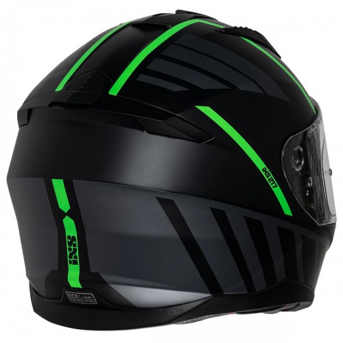 Мотошолом IXS 217 2.0 Black Green Matt