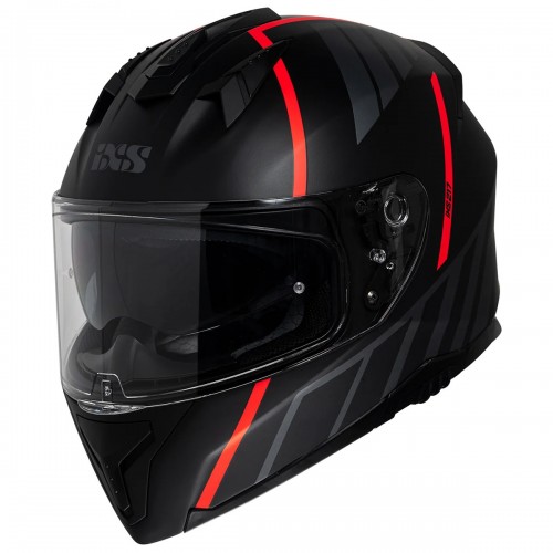 Мотошолом IXS 217 2.0 Black Red Matt
