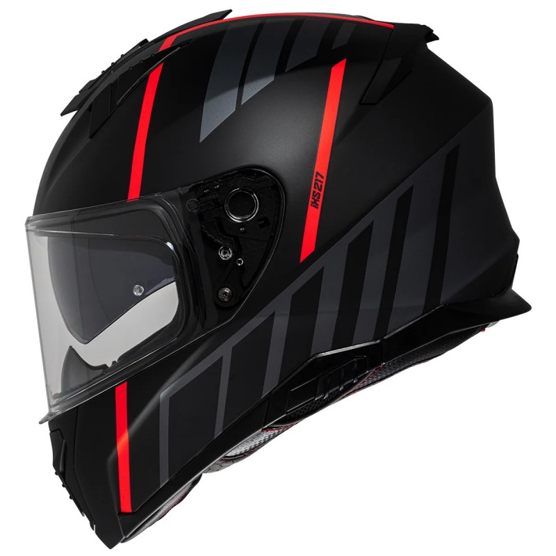 Мотошолом IXS 217 2.0 Black Red Matt