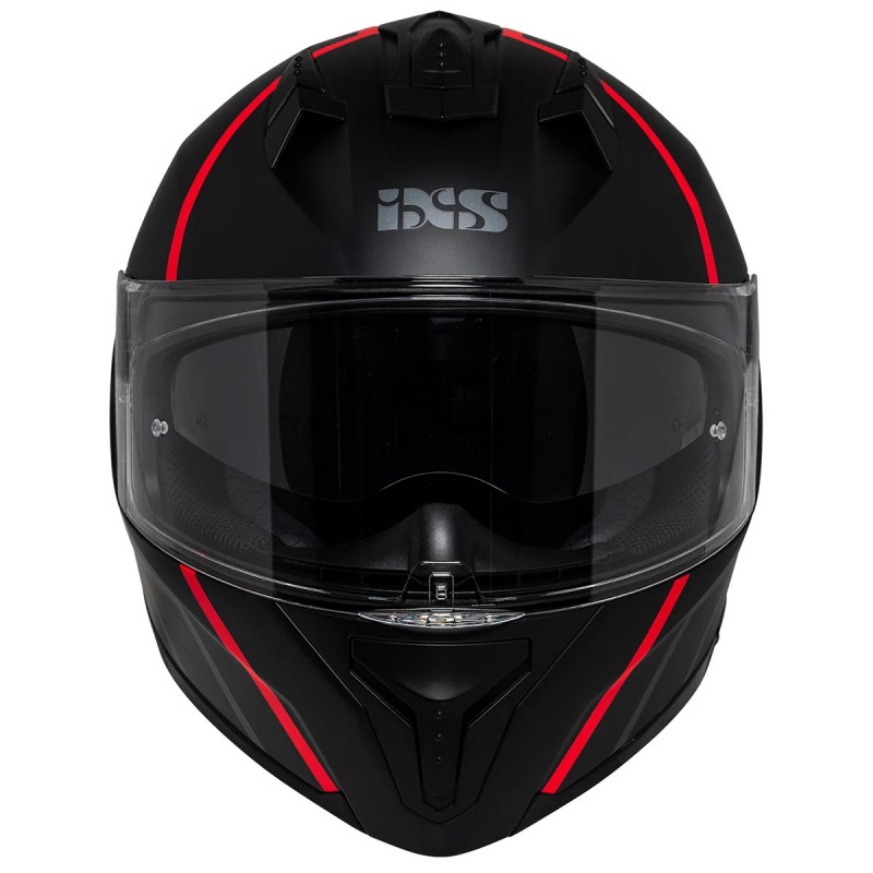 Мотошолом IXS 217 2.0 Black Red Matt