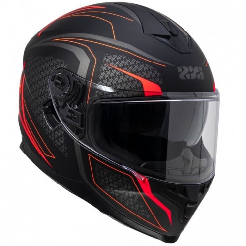 Мотошолом IXS HX 1100 2.4 Black Red Matt