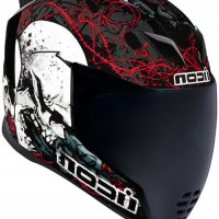 ICON AIRFLITE HELMET ブラック Mサイズ　中古品 Icon Airflite Dark Full Face Motorcycle Helmet - Matt Black