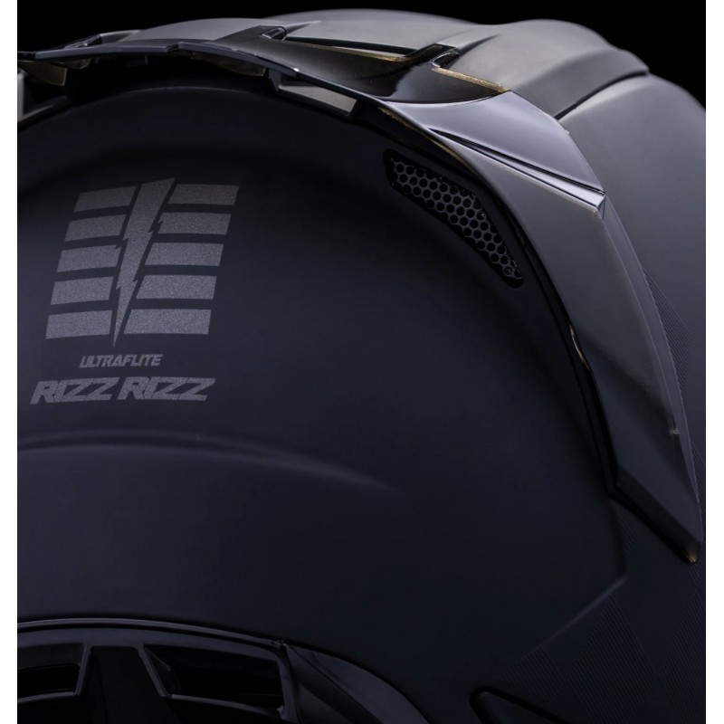 Мотошолом Icon Ultraflite Rizz Rizz Black