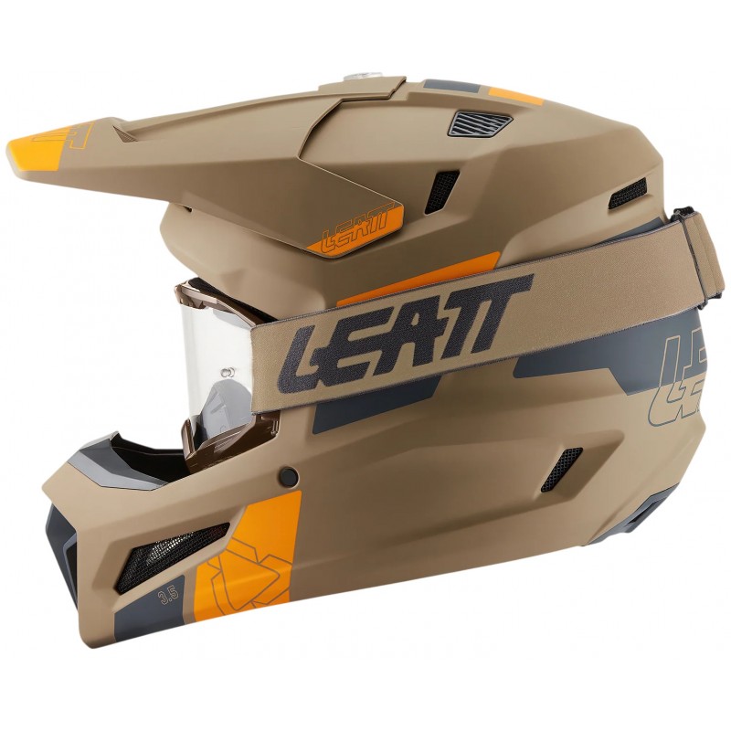 Мотошолом+маска Leatt Kit 3.5 Khaki/Brown