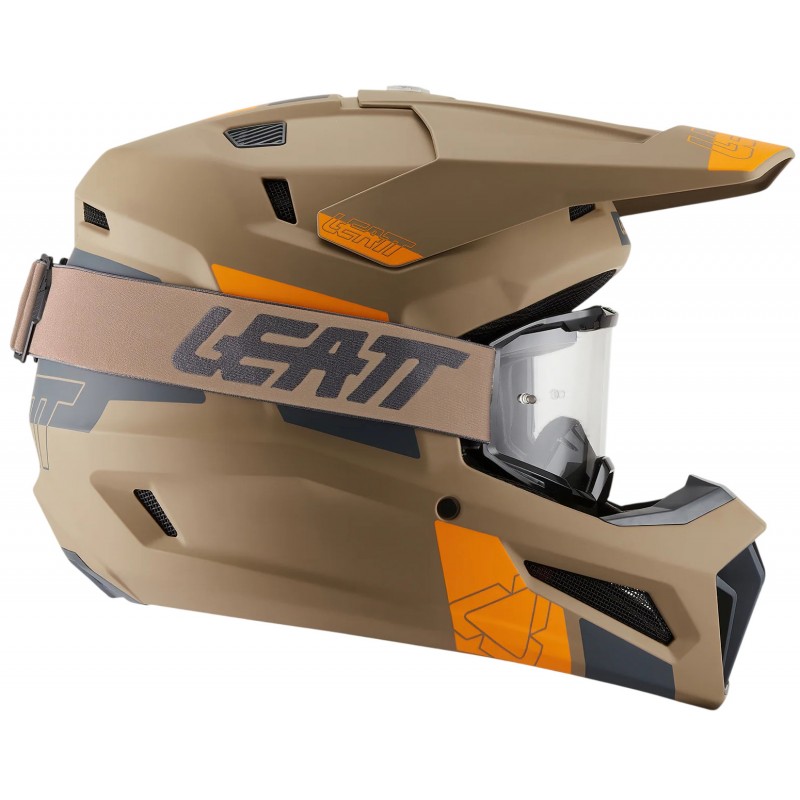 Мотошолом+маска Leatt Kit 3.5 Khaki/Brown