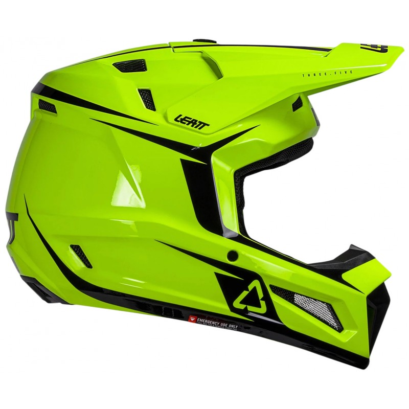 Мотошолом+маска Leatt Kit 3.5 V26 Neon/Yellow