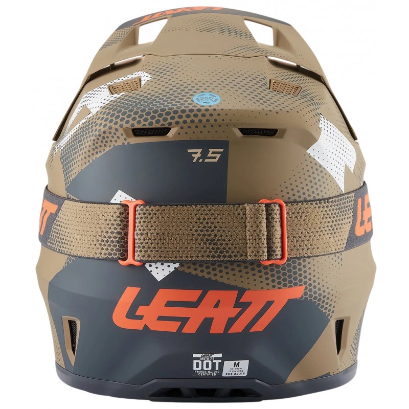 Мотошолом+маска Leatt Kit 7.5 Camo/Khaki/Brown