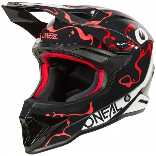 Мотошолом Oneal 1SRS Splash V.26 Black/Red