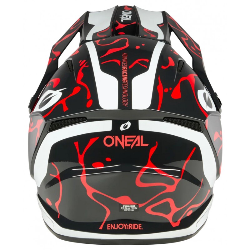 Мотошолом Oneal 1SRS Splash V.26 Black/Red