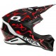 Мотошолом Oneal 1SRS Splash V.26 Black/Red