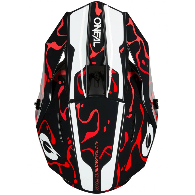 Мотошолом Oneal 1SRS Splash V.26 Black/Red