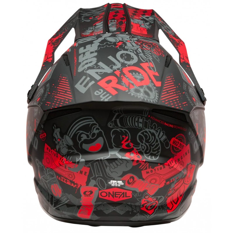 Мотошолом Oneal 1SRS Vibrant V.26 Black/Red