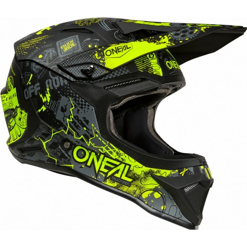 Мотошолом Oneal 1SRS Vibrant V.26 Black/Yellow